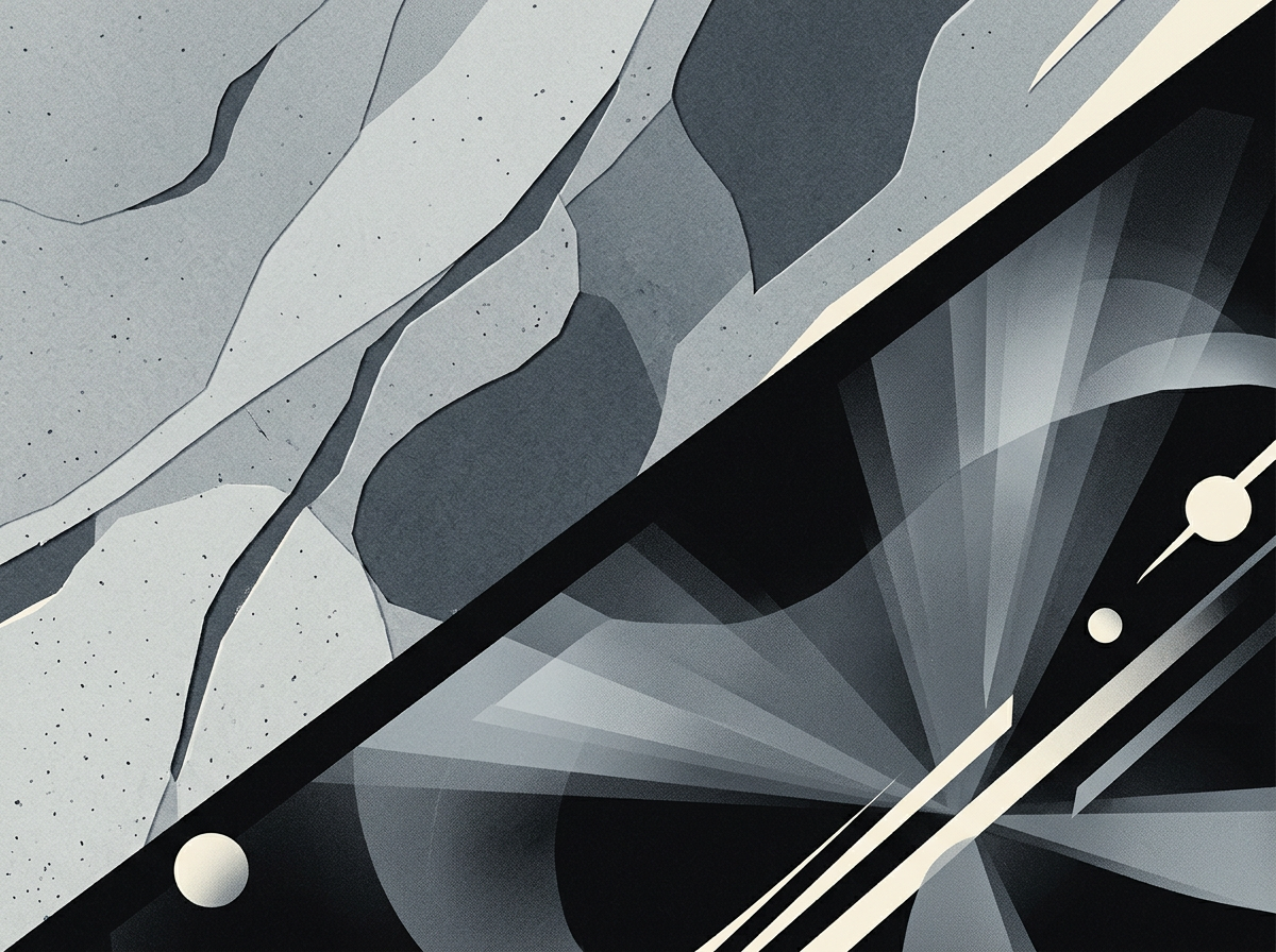 Illustration contrasting e-ink paper feel with glossy backlit screen