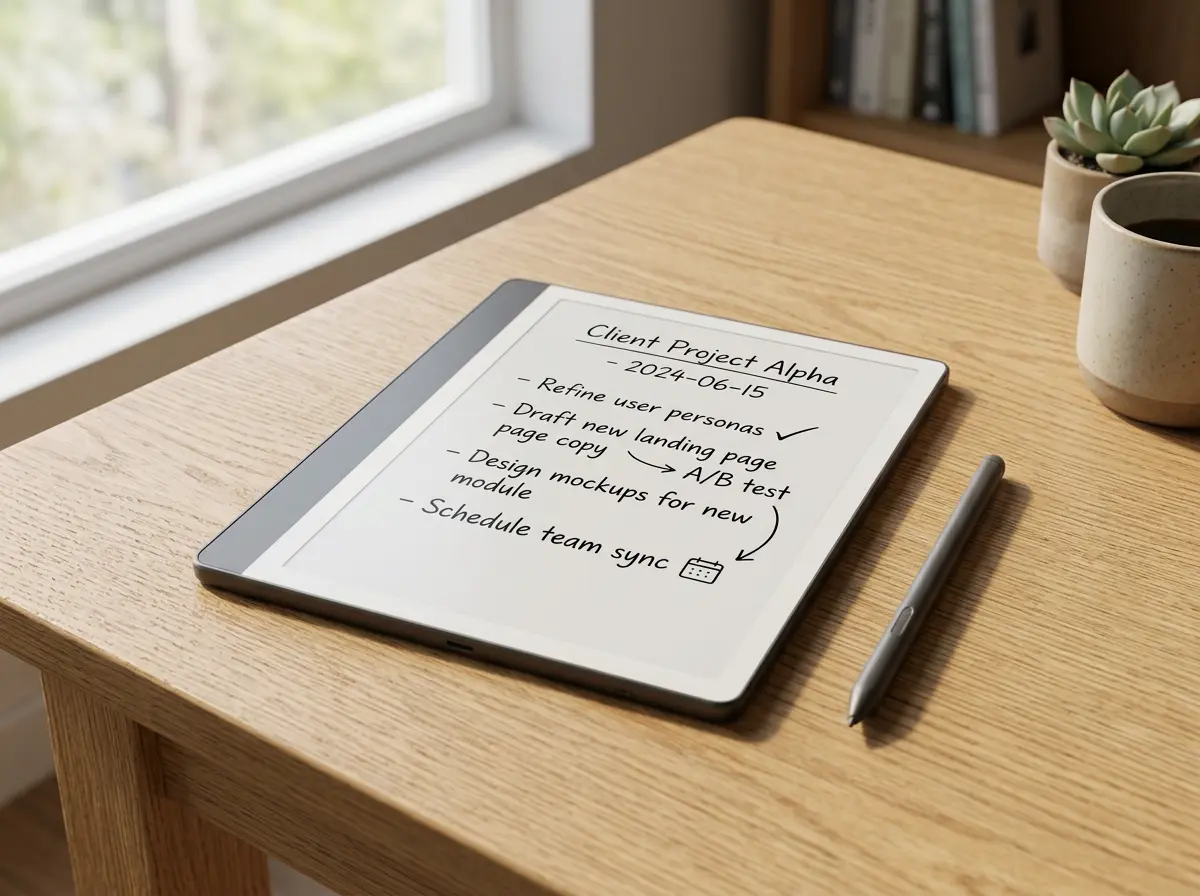 Kindle Scribe shown as the everyday note-taking pick