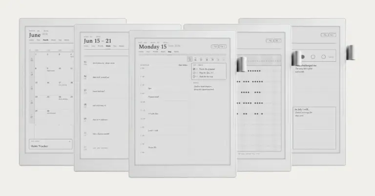 The Planner for Supernote on Supernote Manta