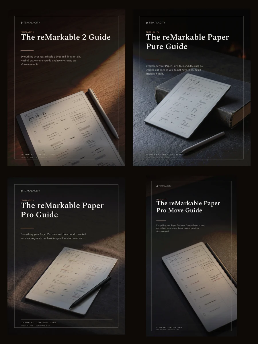 The reMarkable Device Guide