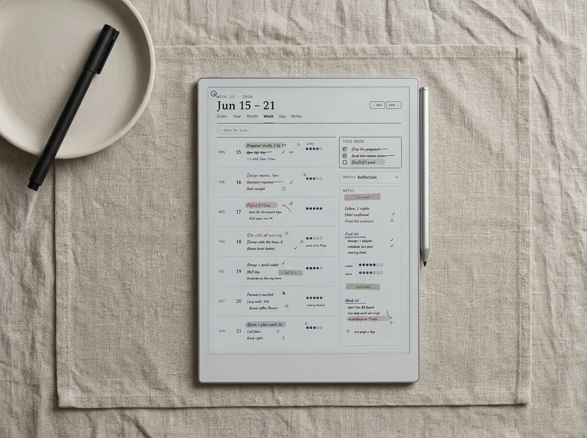 Planning by the week rather than by the month