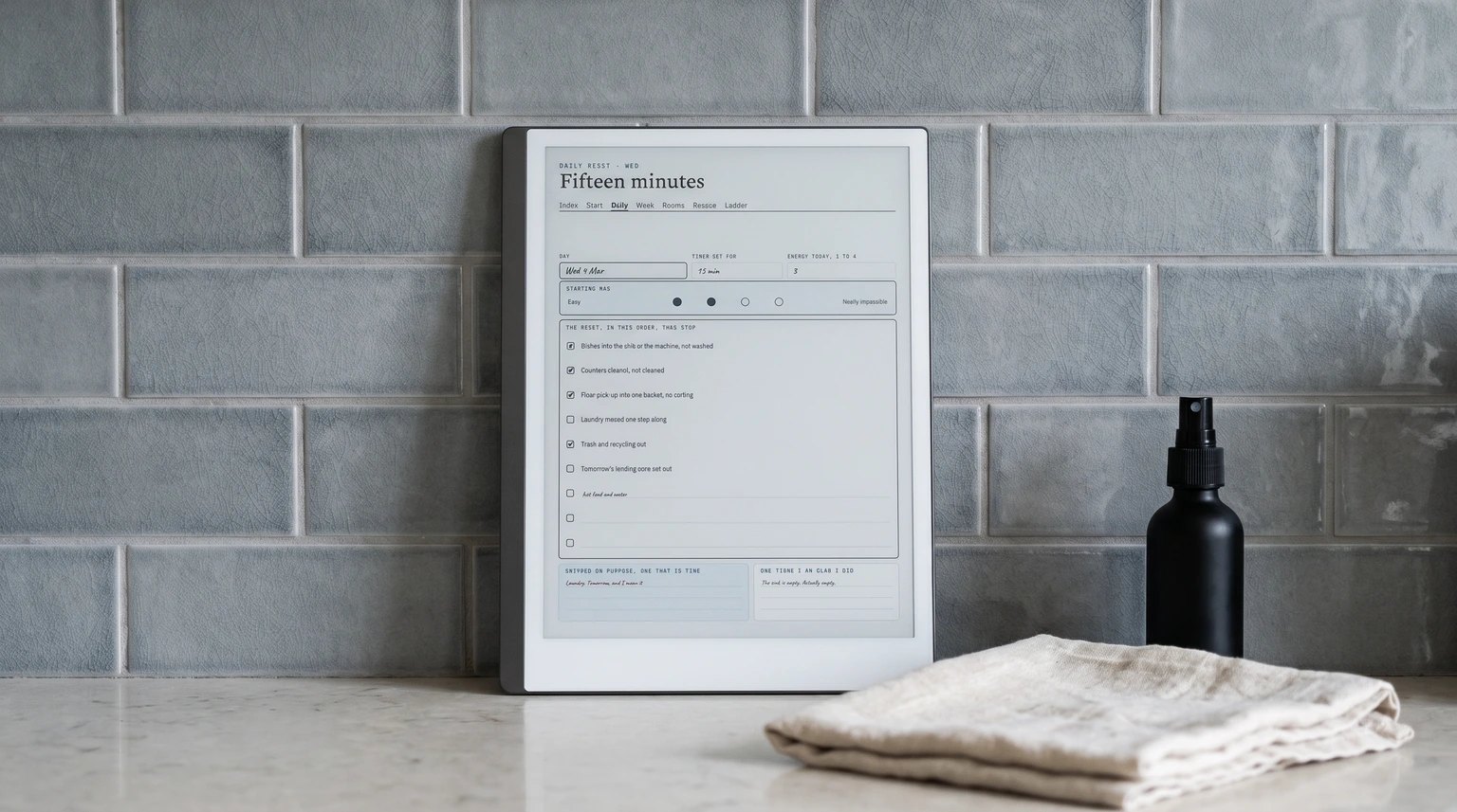 ADHD Cleaning Planner: Sort by Energy, Not by Weekday